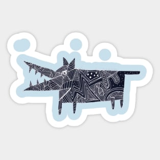 whimsical animal Sticker